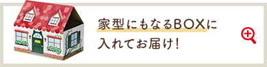 家型にもなるBOXに入れてお届け！