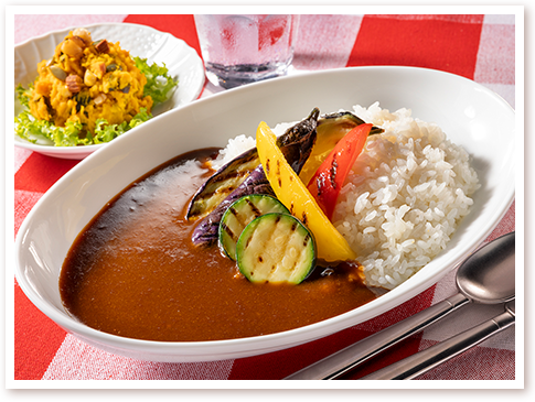 グリル野菜カレー