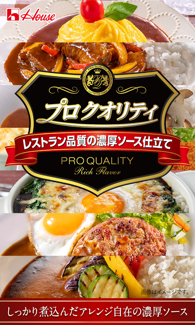 プロ クオリティ レストラン品質の濃厚ソース仕立て