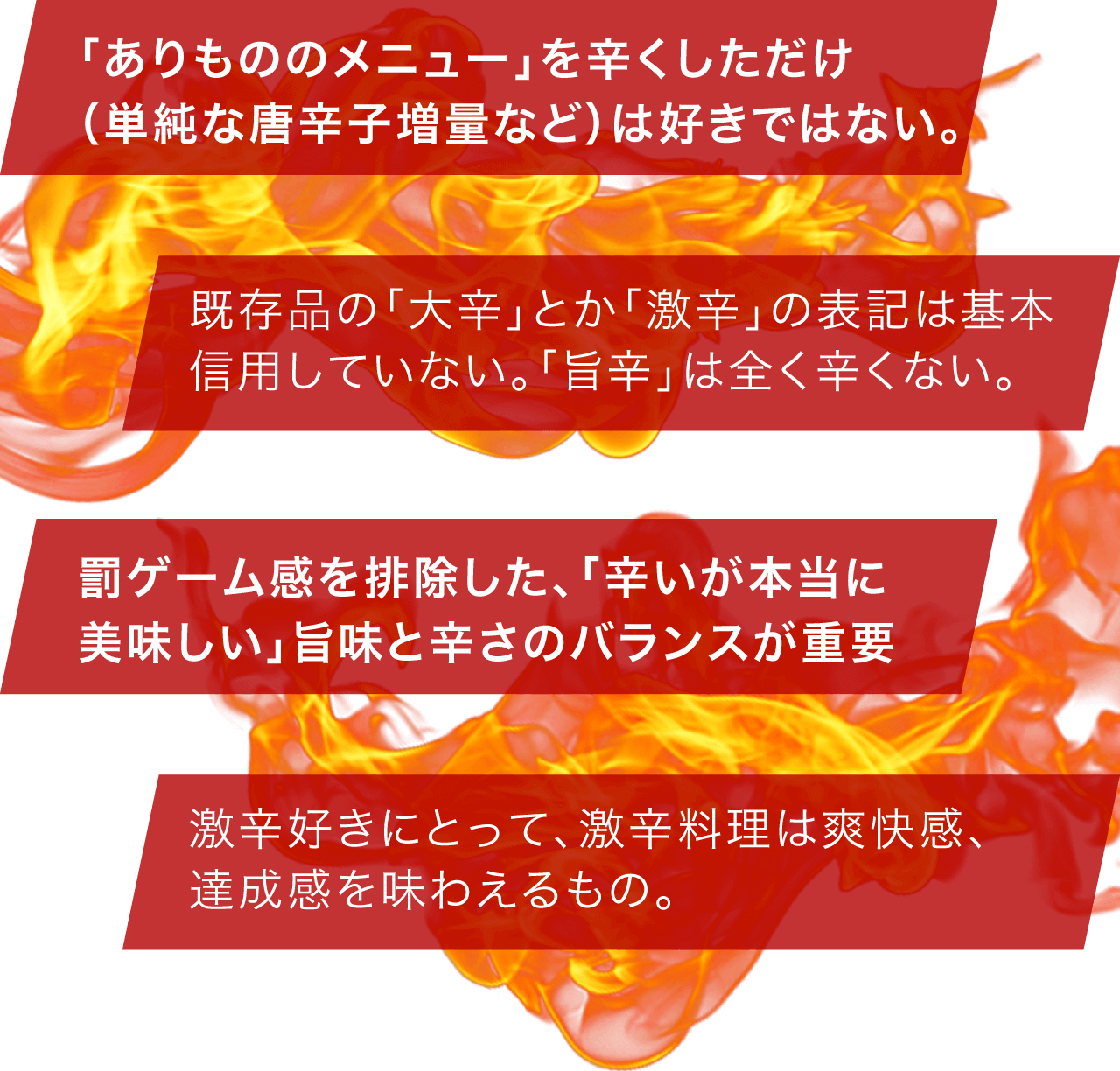 激辛ファンの方々の様々な評価、ご意見