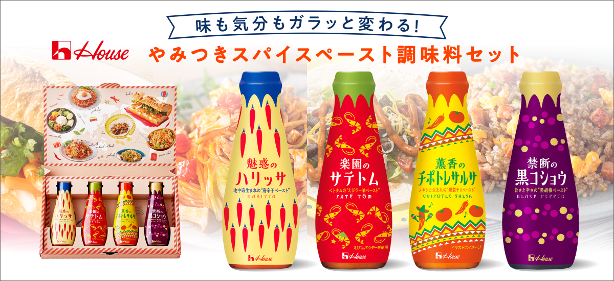 やみつき スパイスペースト 調味料セット